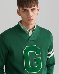 Jersey de cuello de pico Collegiate