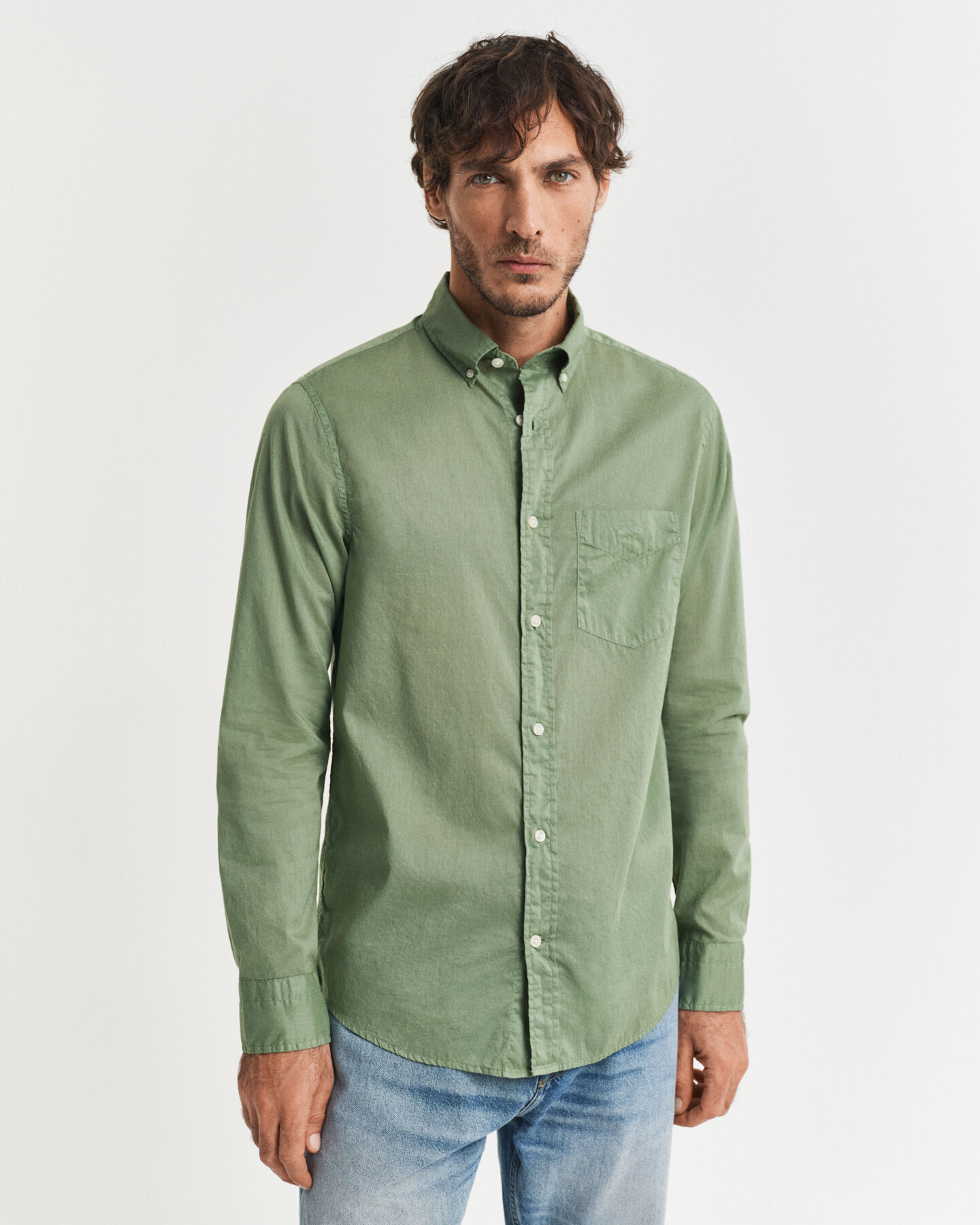 Camisa Regular Fit Sunfaded de gasa