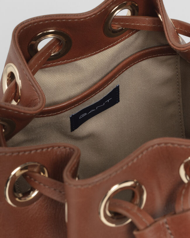 Bolso bombonera de piel