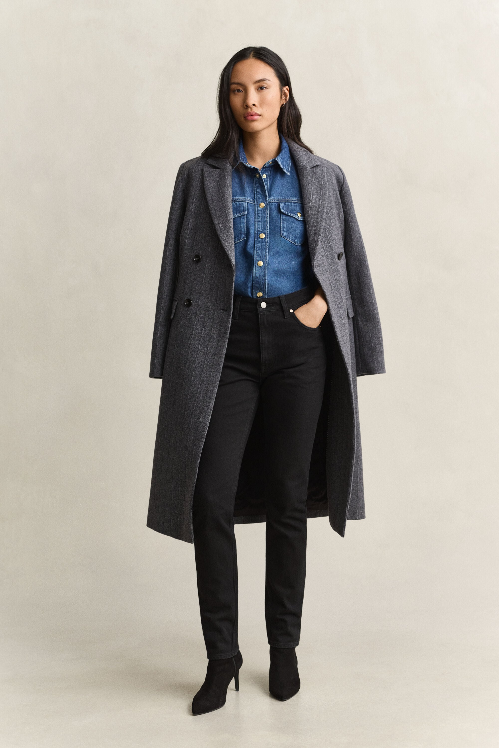 Vaqueros Slim Fit de talle alto