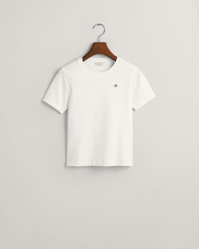 Camiseta acanalada Shield Teen Girls