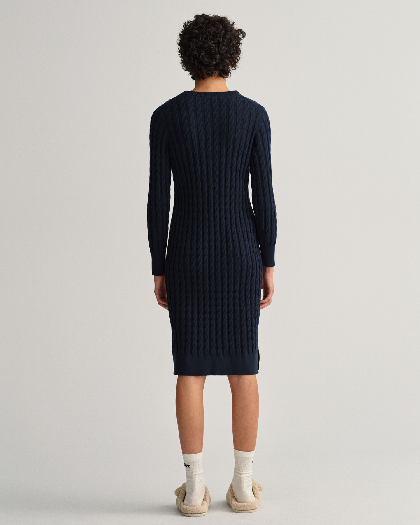 Vestido de punto de ochos retorcidos