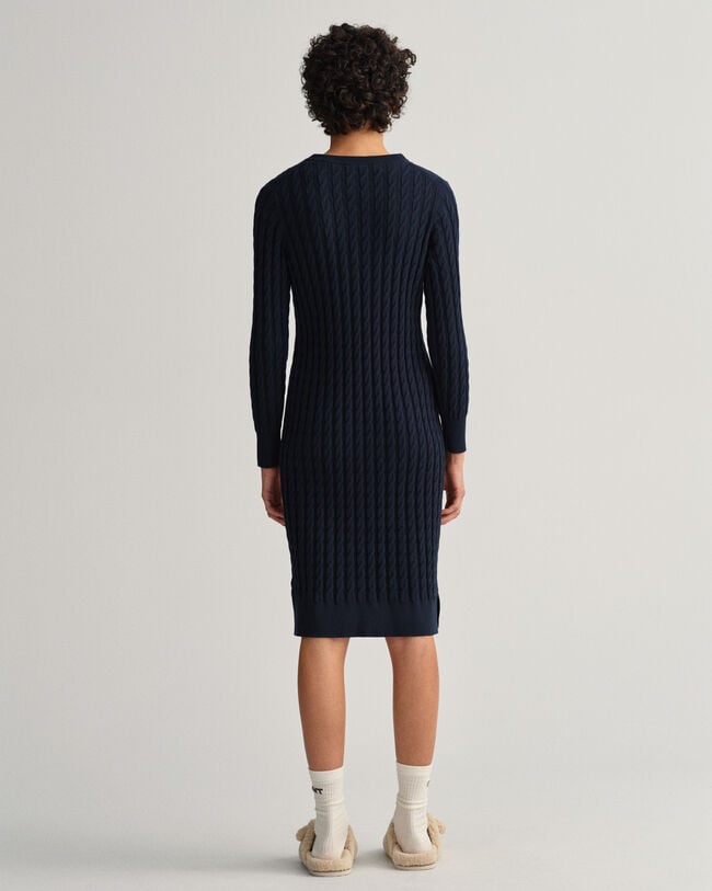 Vestido de punto de ochos retorcidos