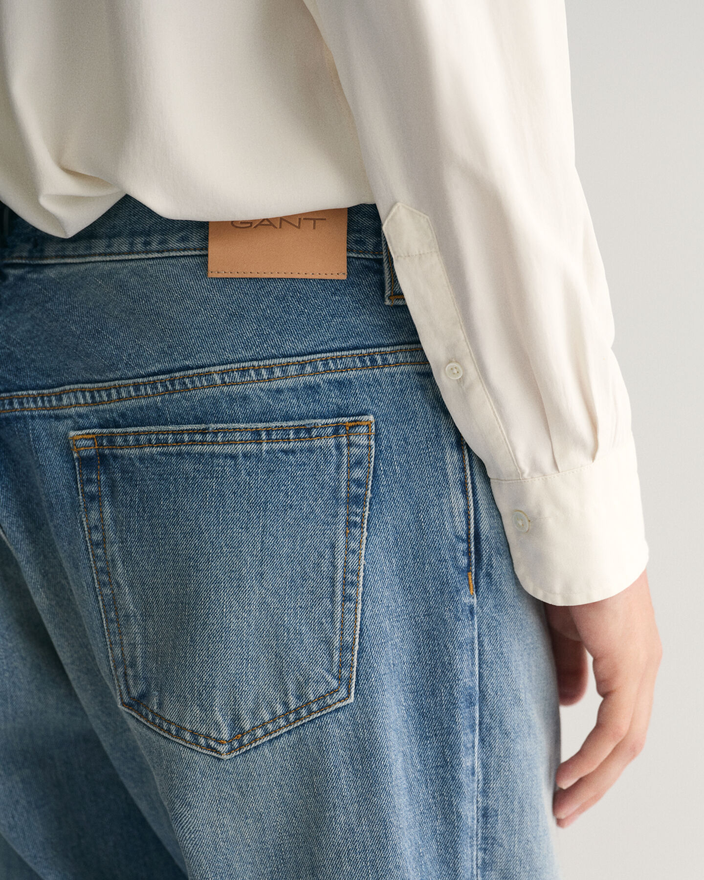 Camisa Relaxed Fit de seda