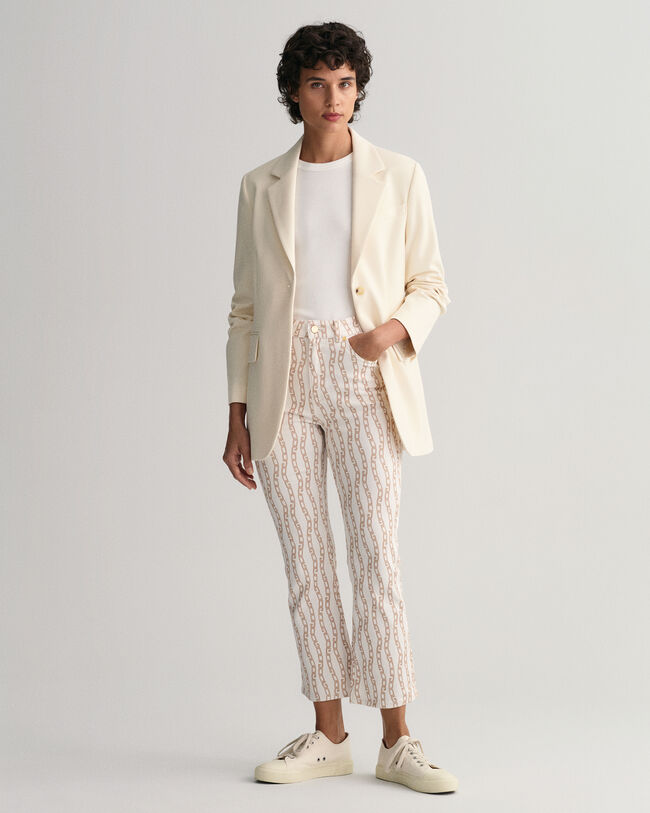 Vaqueros tobilleros Chain Print