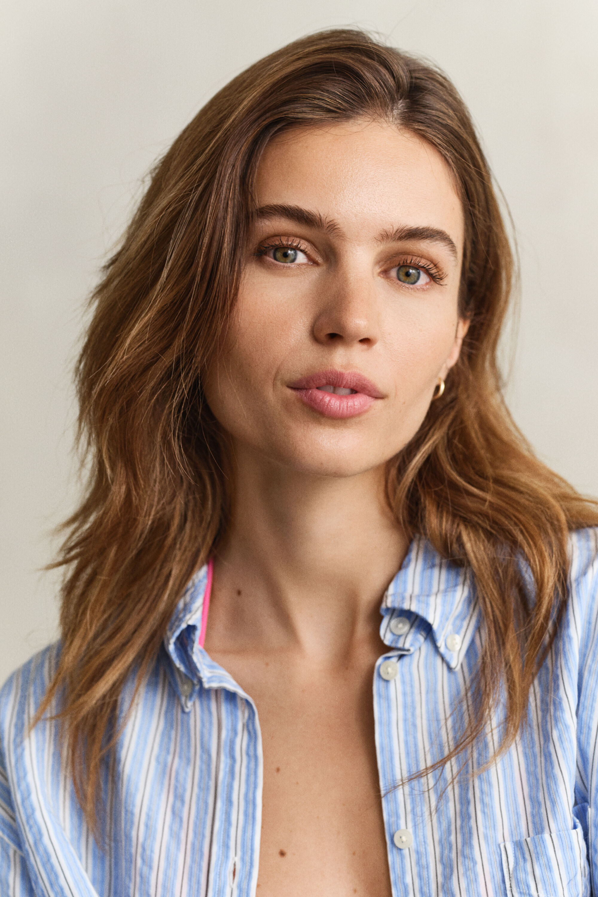 Camisa de sirsaca a rayas