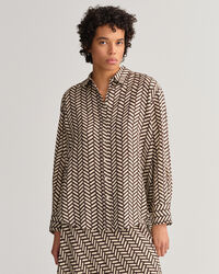 Camisa Relaxed Fit Geometric