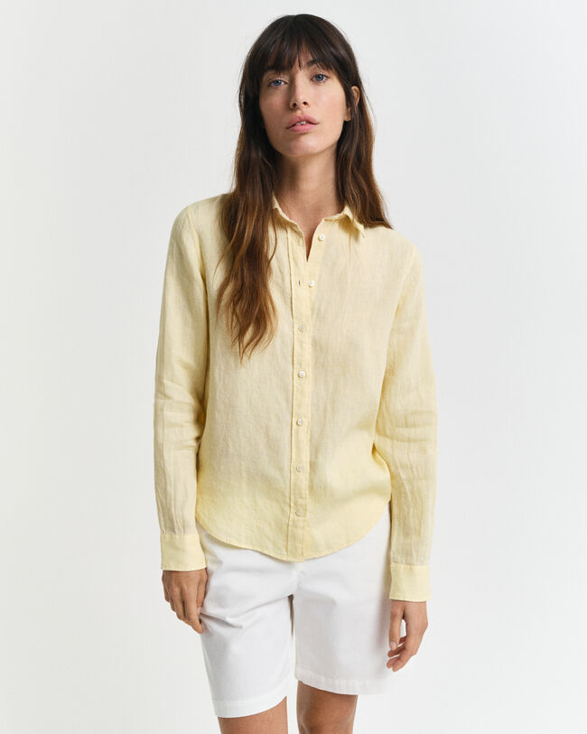 Camisa Regular Fit de lino