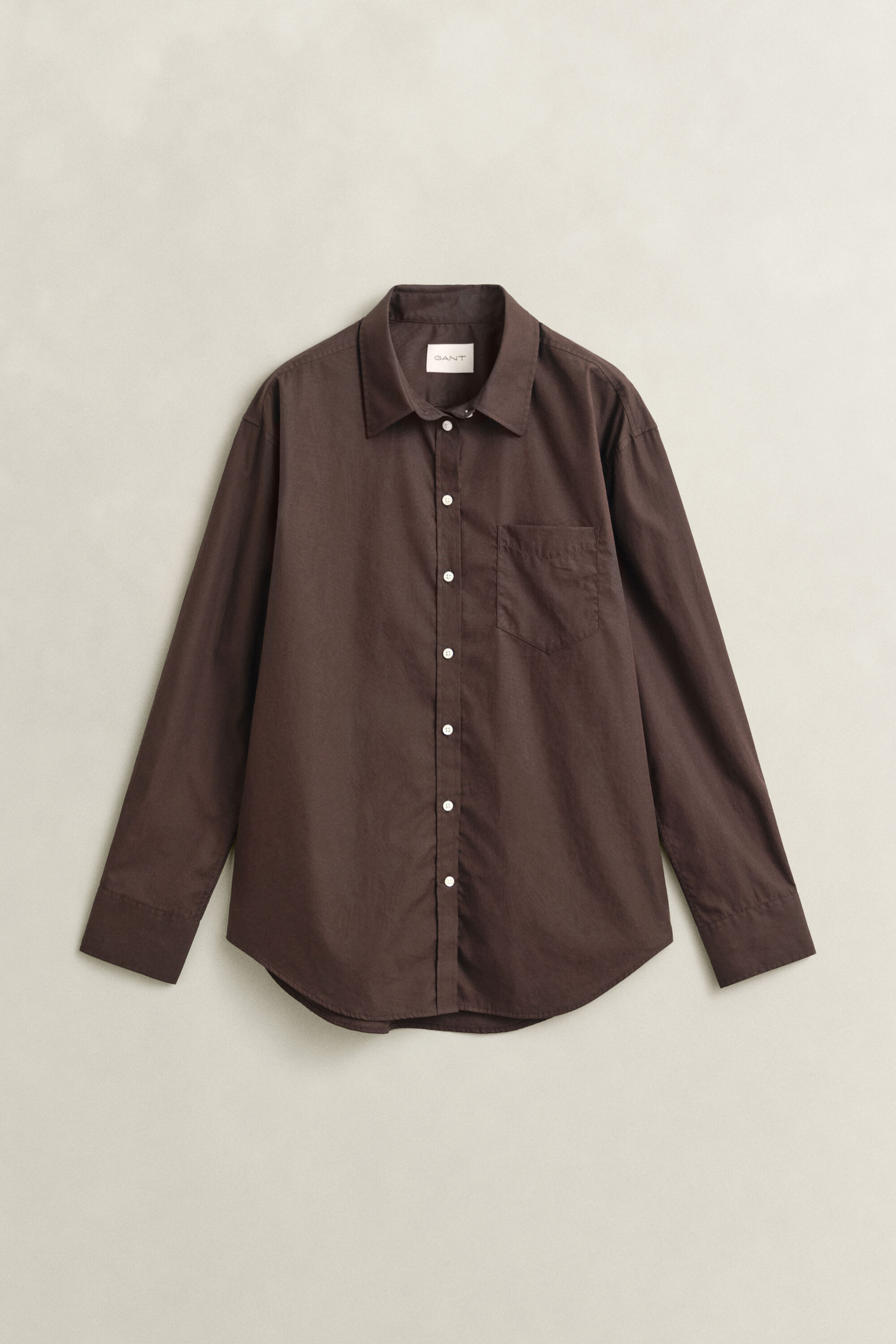 Camisa Relaxed Fit clásica de popelina