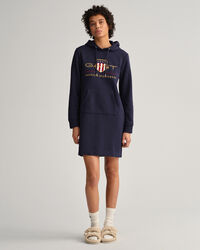 Vestido tipo sudadera con capucha Archive Shield