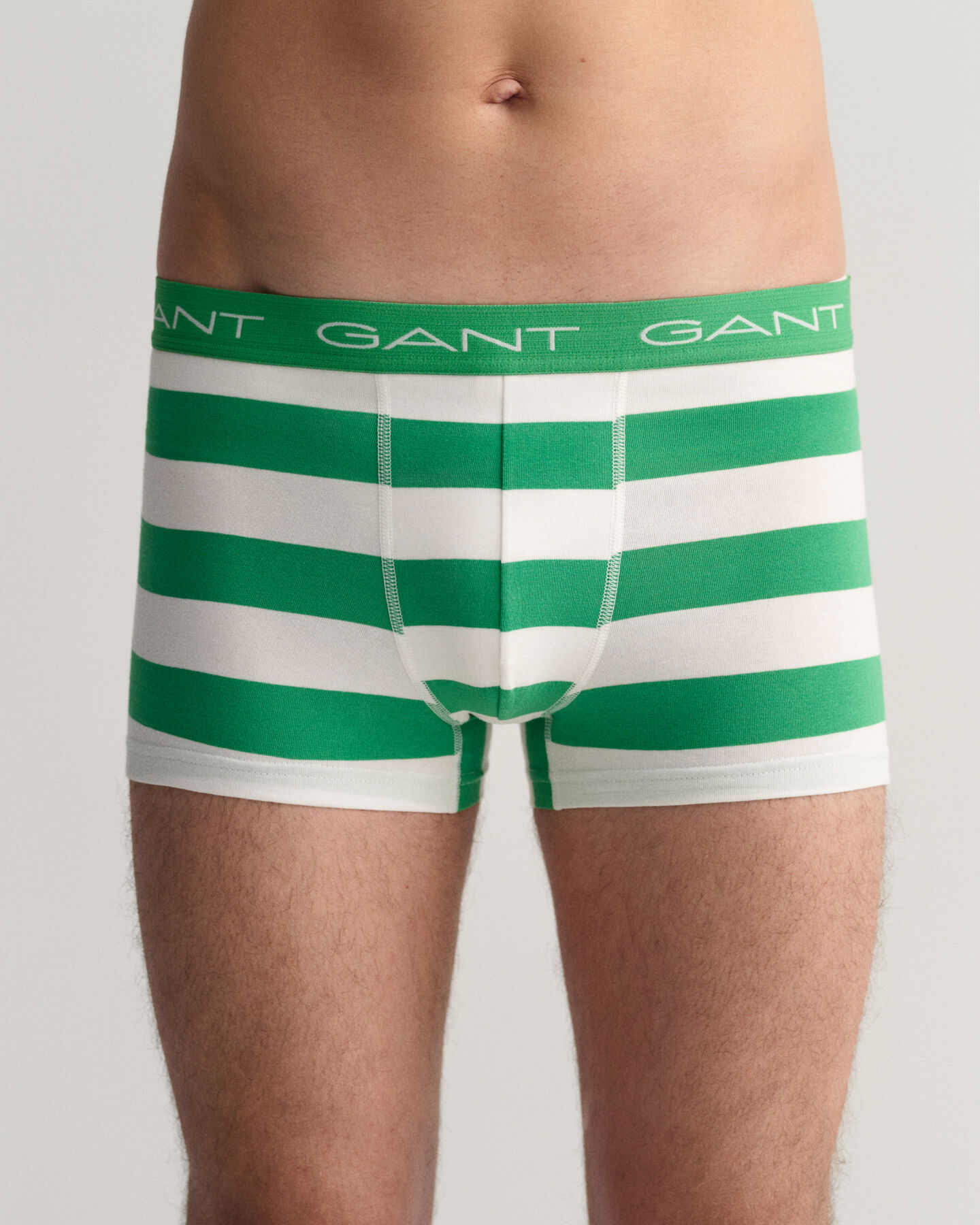 Paquete de tres b&oacute;xers de rayas estilo rugby