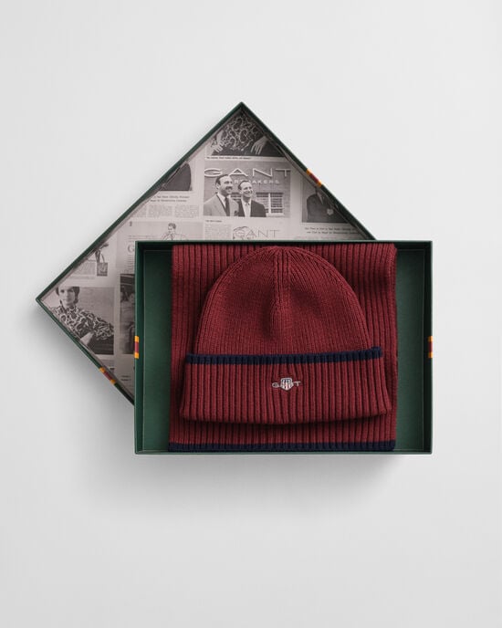 Set de regalo básico con gorro y bufanda