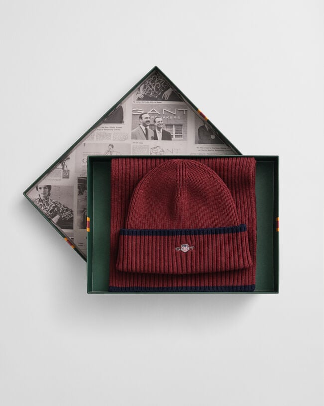 Set de regalo básico con gorro y bufanda