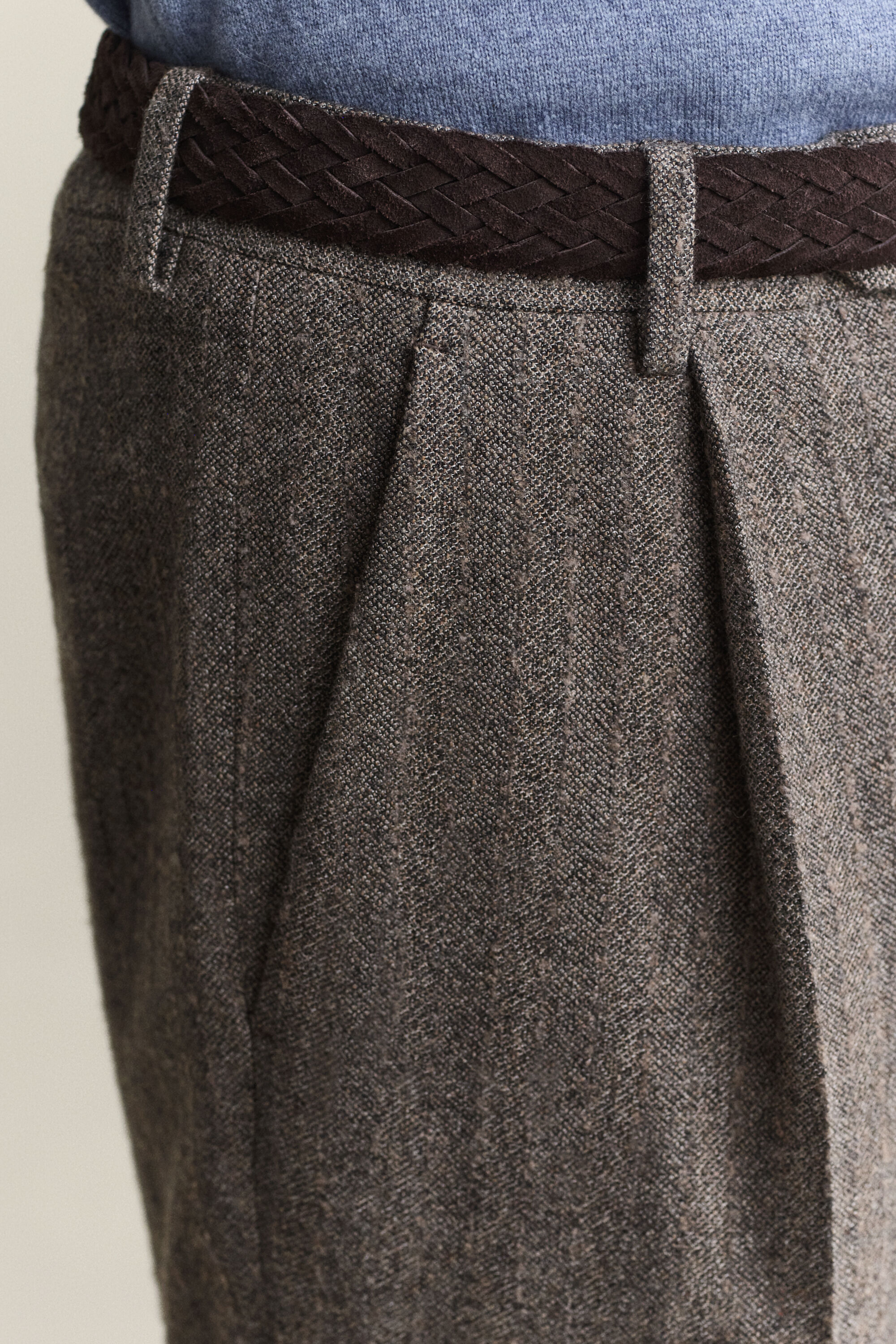 Pantalones de traje de raya diplomática