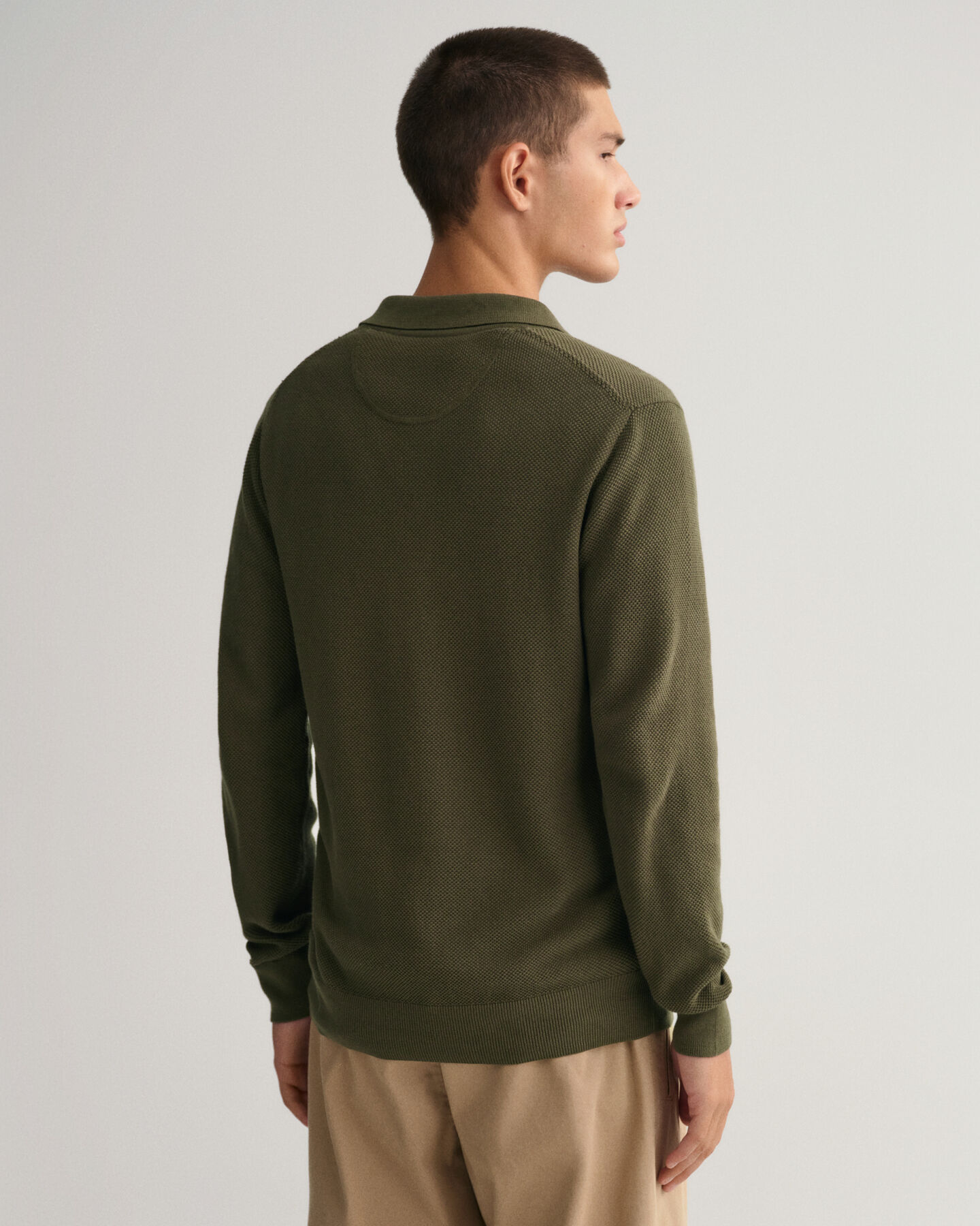 Polo de punto de piqu&eacute; de algod&oacute;n