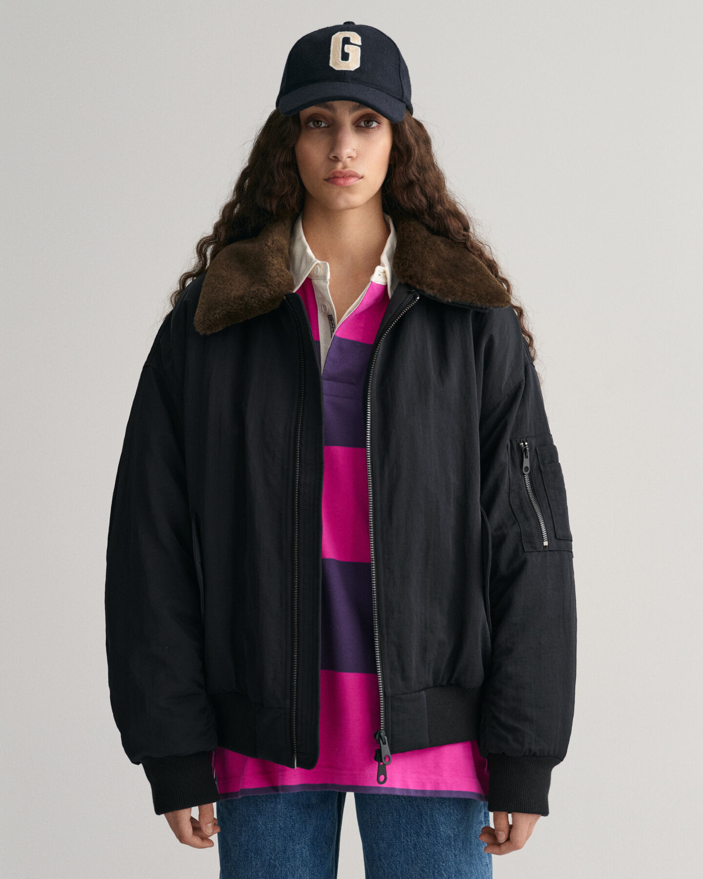 Chaqueta bomber aviador