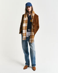 Bufanda de lana a cuadros