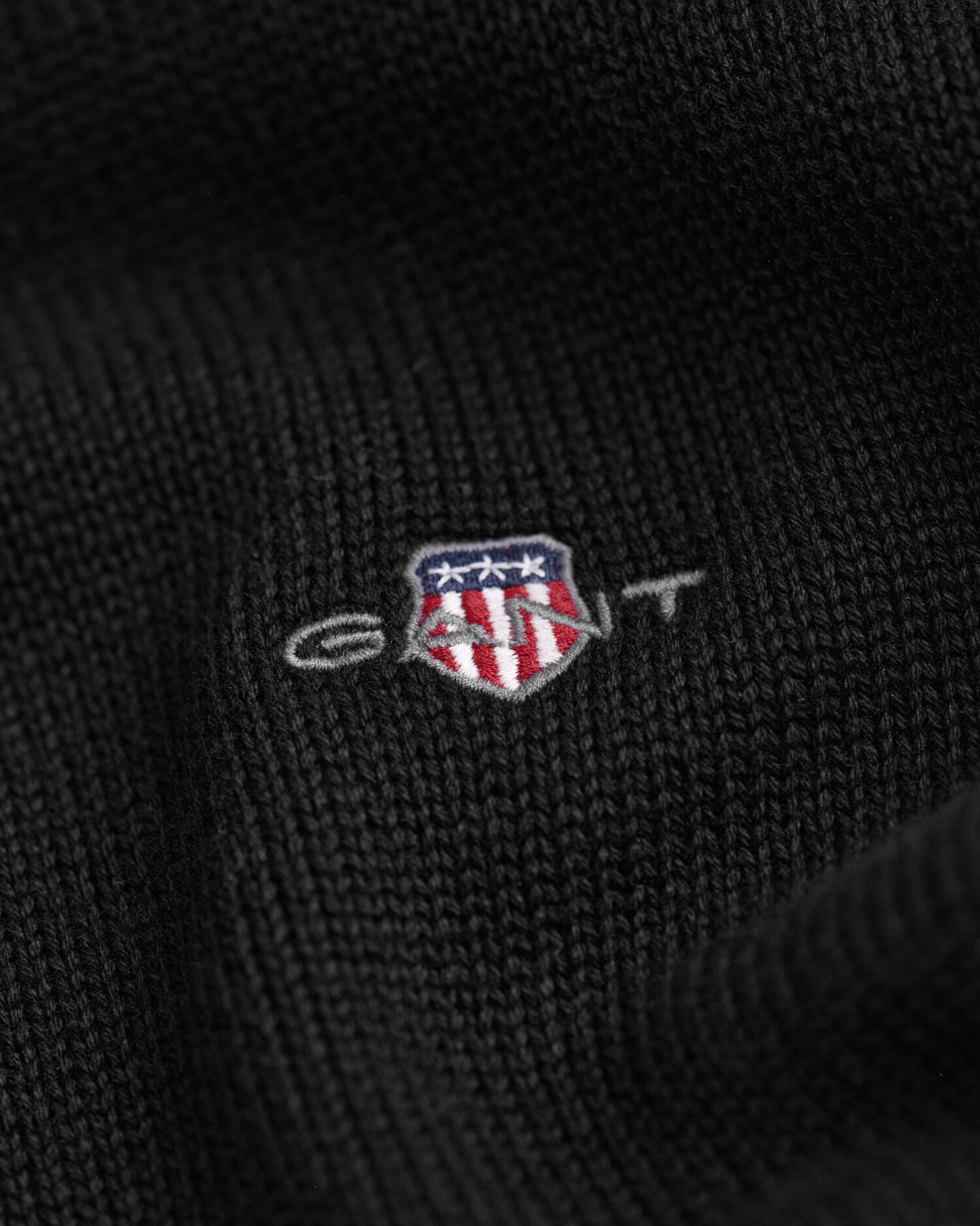 Jersey de algodón con media cremallera Casual