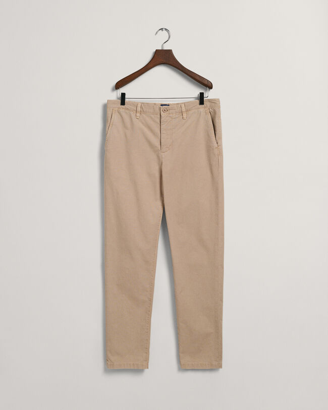 Pantalones chinos Regular Fit de lona Allister