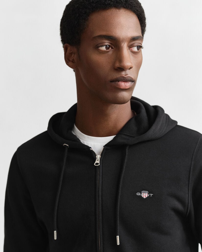 Sudadera con capucha y cremallera Shield