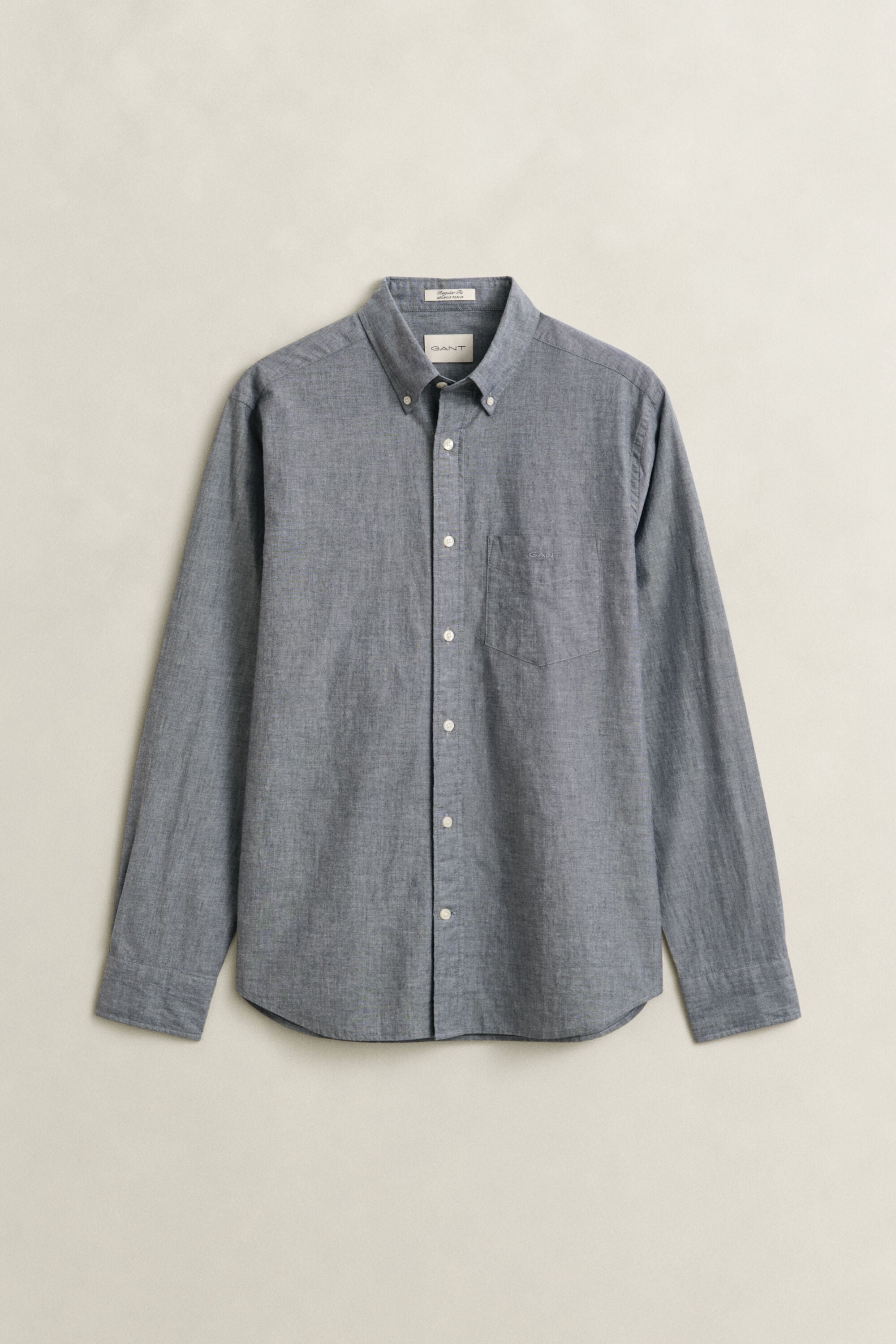 Camisa de popelina jaspeada Archive