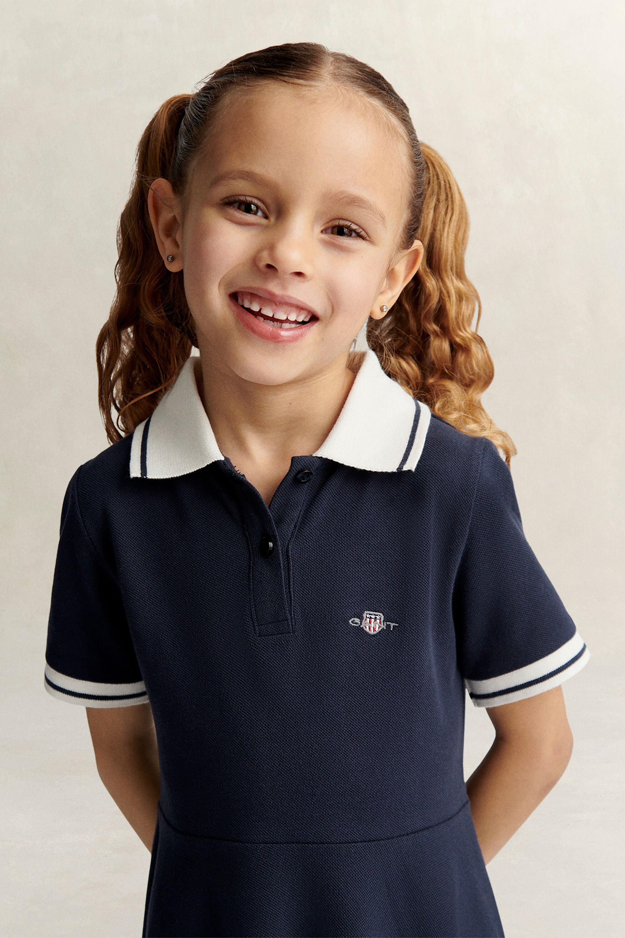 Vestido tipo polo Shield Girls