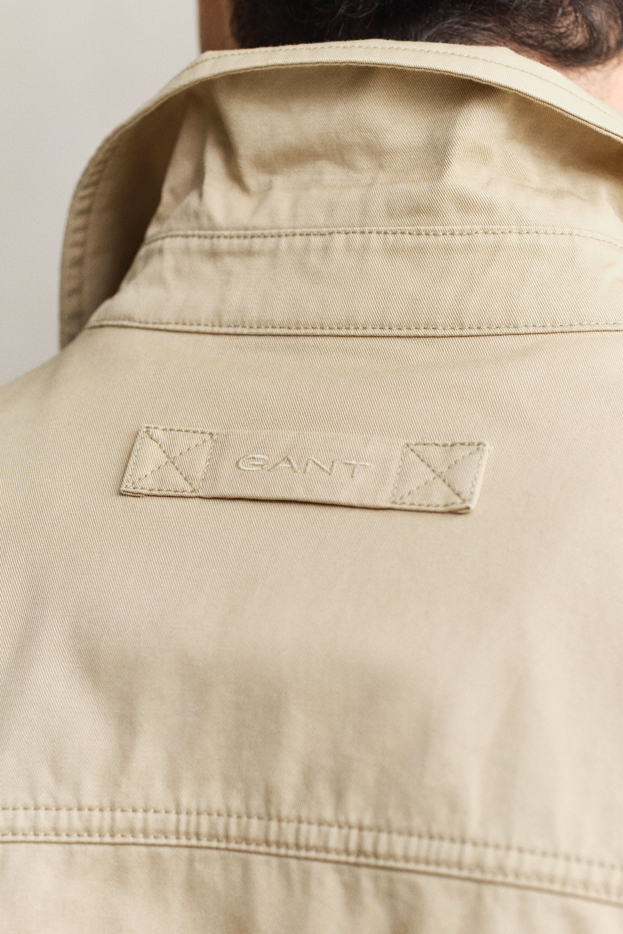 Chaqueta Windcheater de algodón