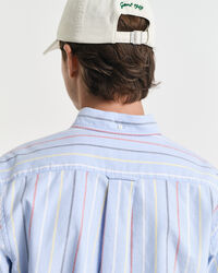 Camisa Oxford Regular Fit cl&aacute;sica con rayas multicolor