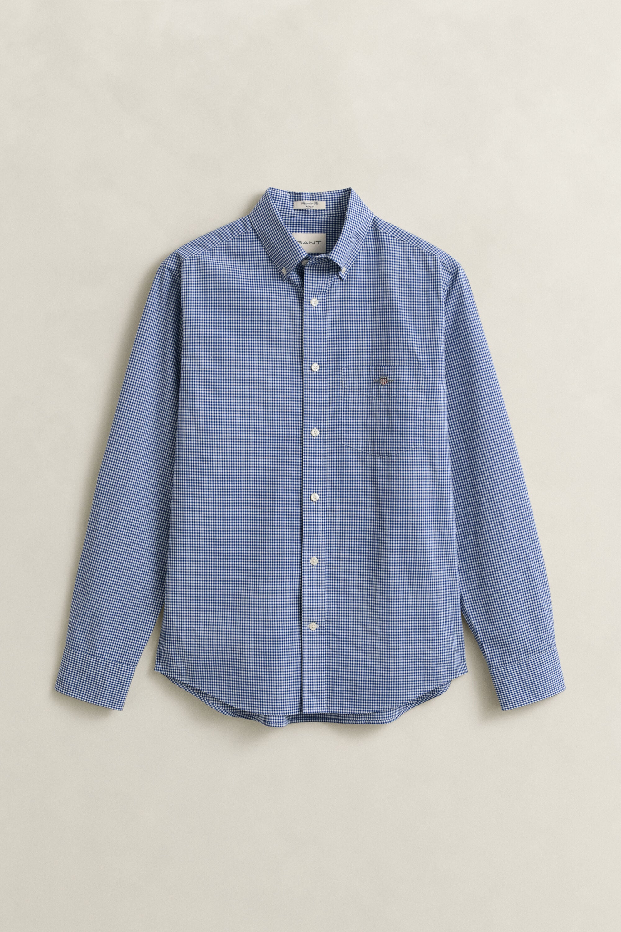 Camisa clásica de popelina de cuadros Vichy