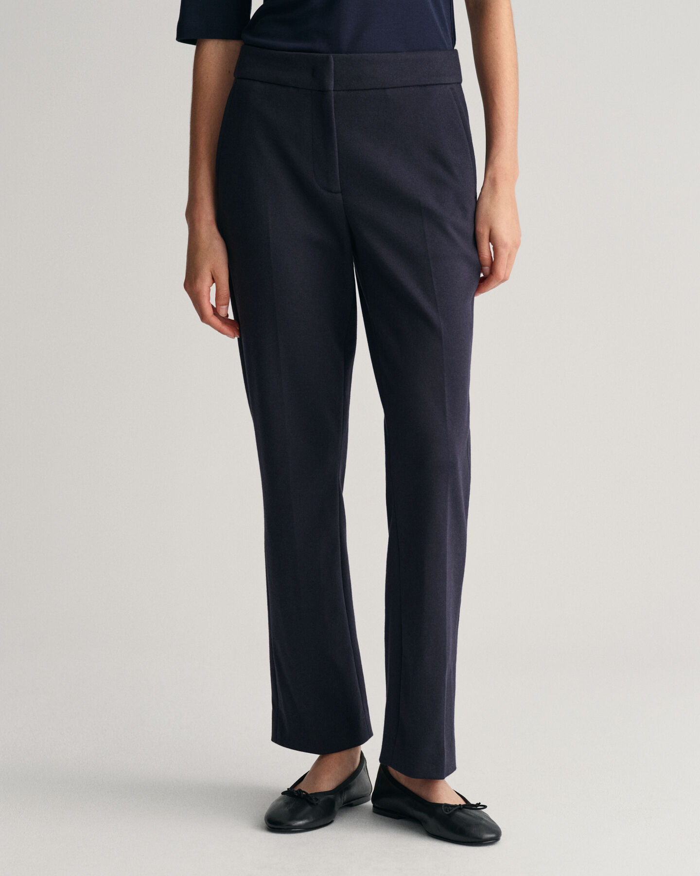 Pantalones pitillo de punto