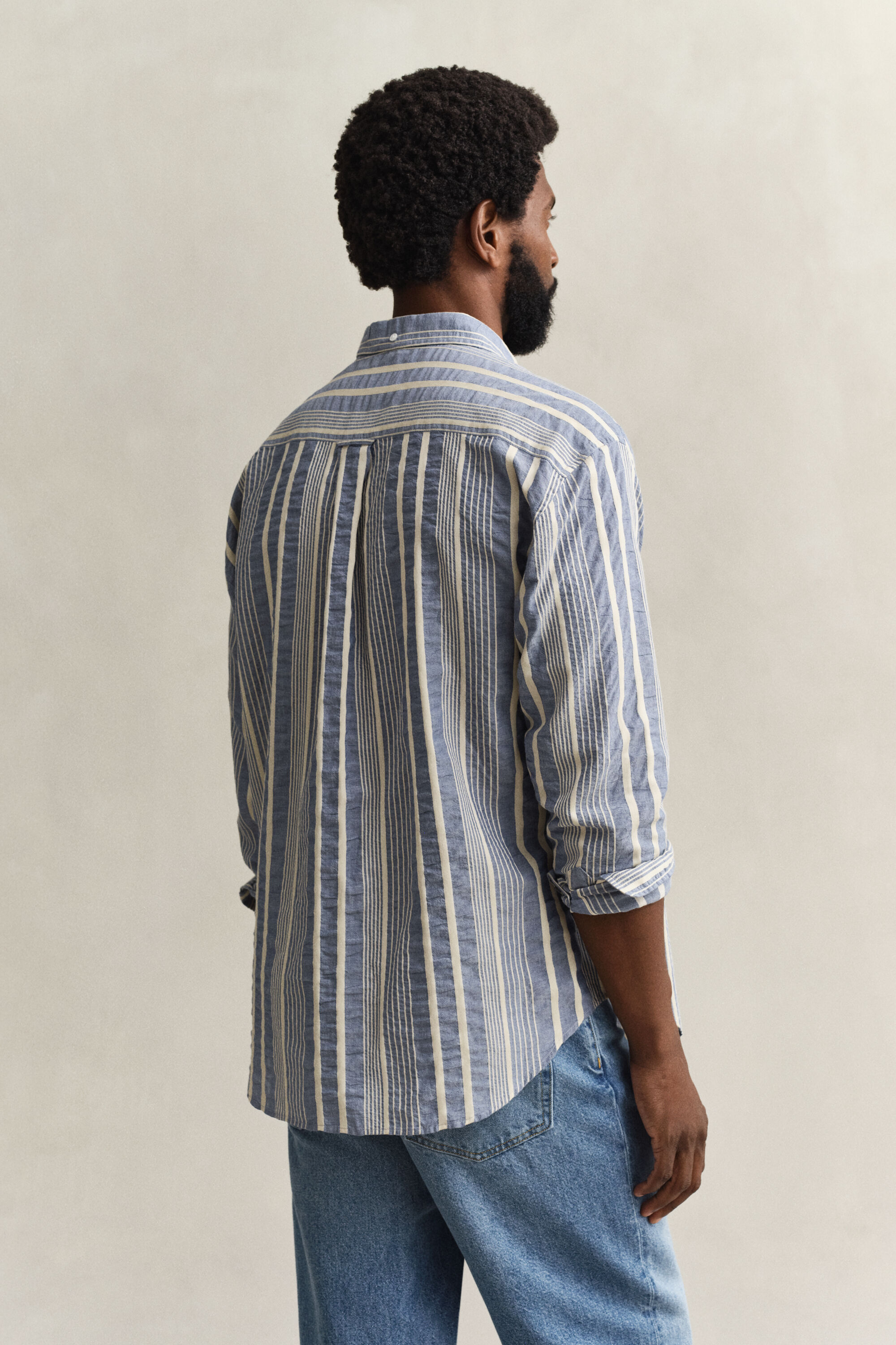 Camisa Relaxed Fit de sirsaca a rayas