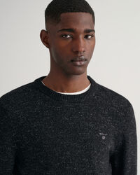 Jersey de cuello redondo jaspeado Neps