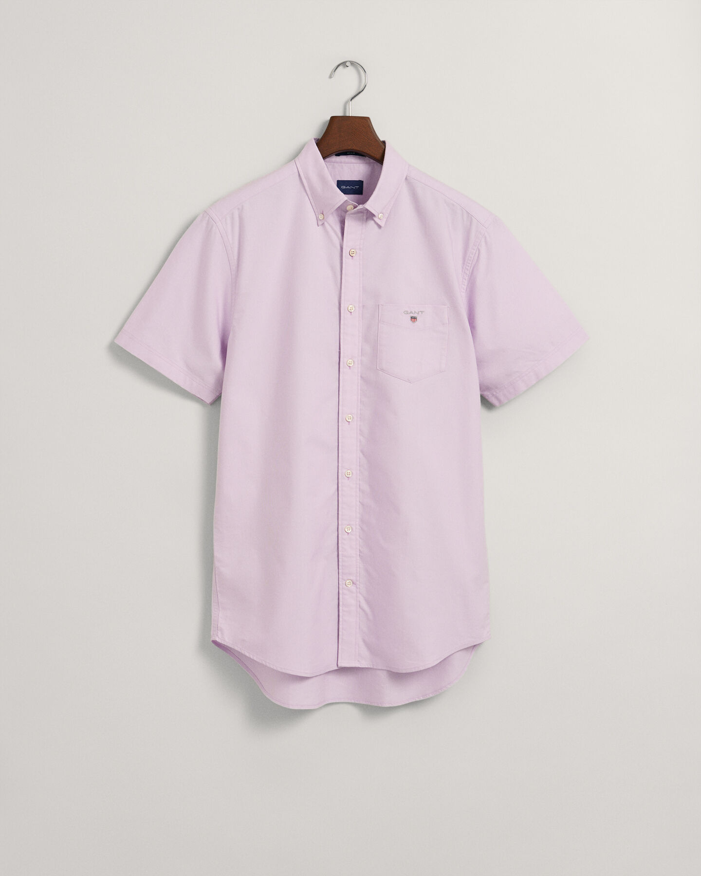Camisa Oxford Regular Fit de manga corta