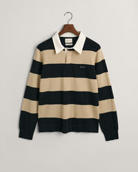 Rugger de lana merino de rayas anchas