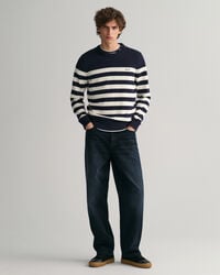 Jersey de cuello redondo Breton Striped