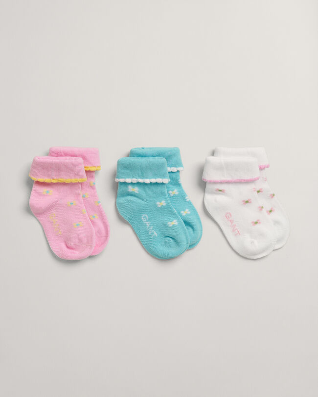 Paquete de tres pares de calcetines Baby Girl