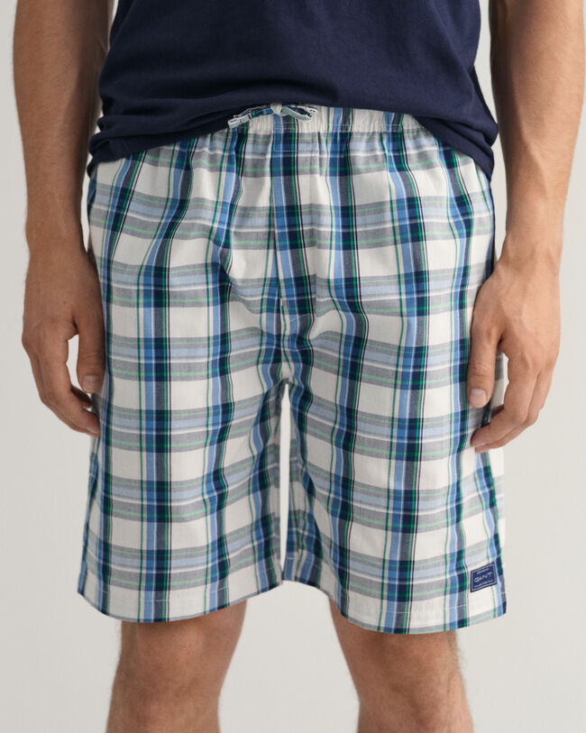 Pantalones de pijama cortos a cuadros