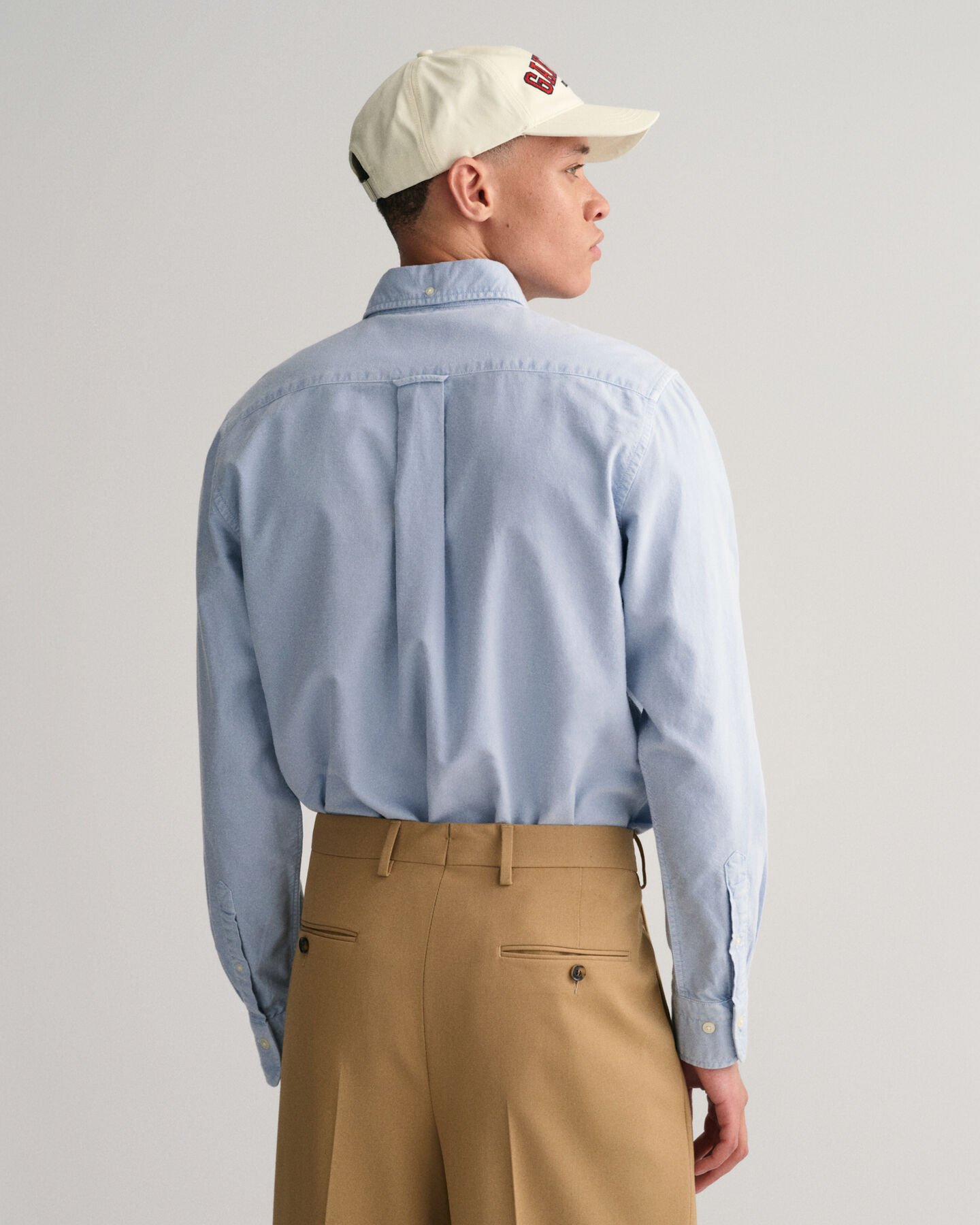 Camisa Oxford Regular Fit cepillada