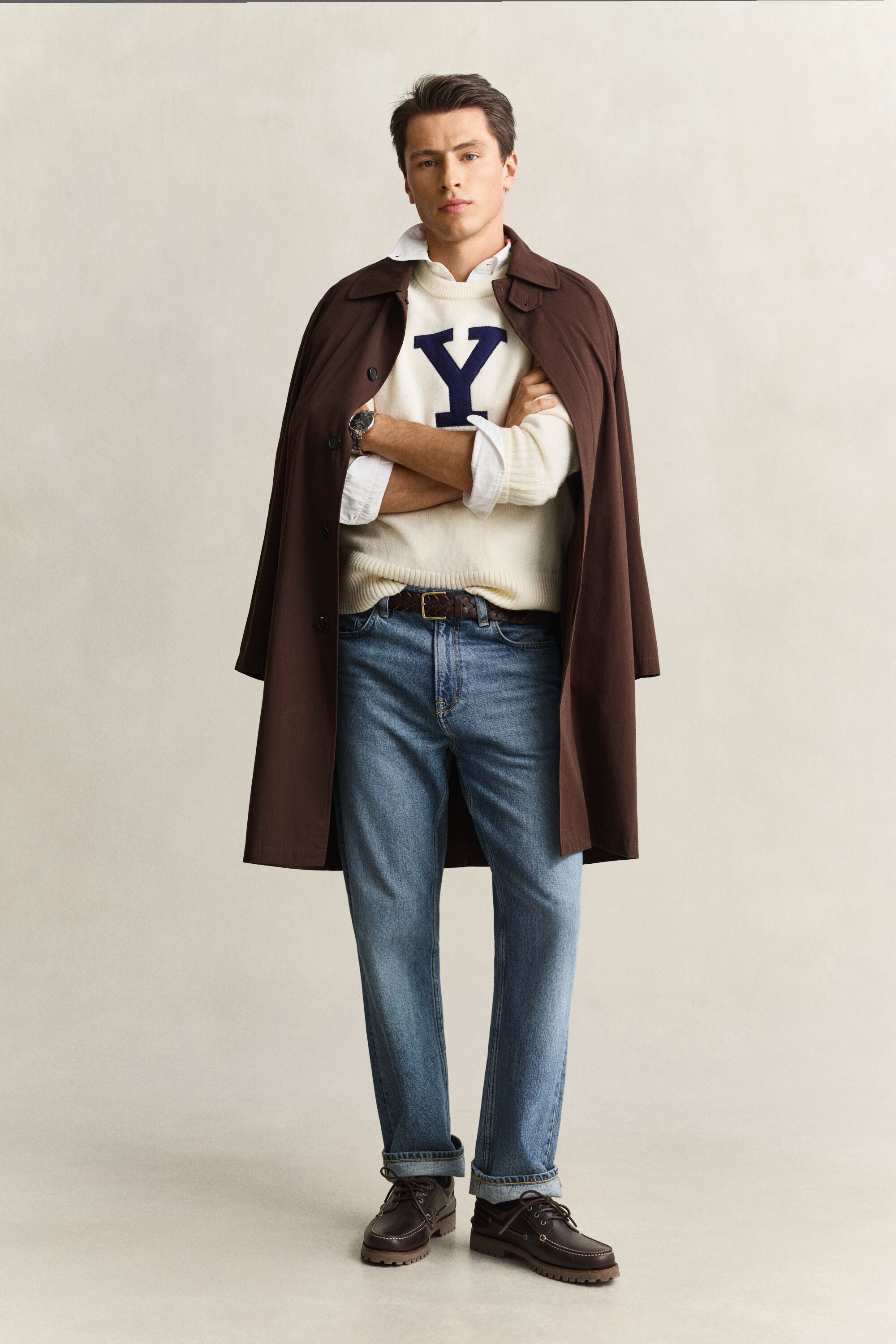 Jersey de lana merino Gant x Yale