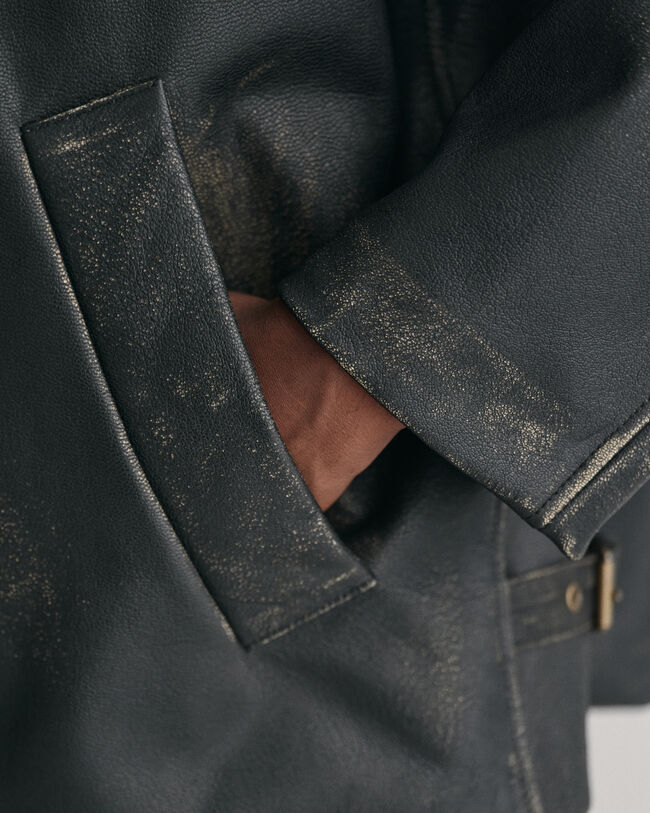 Cazadora de piel Moto