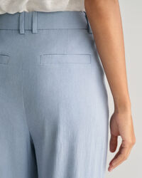 Pantalones de vestir Regular Fit en lino elástico