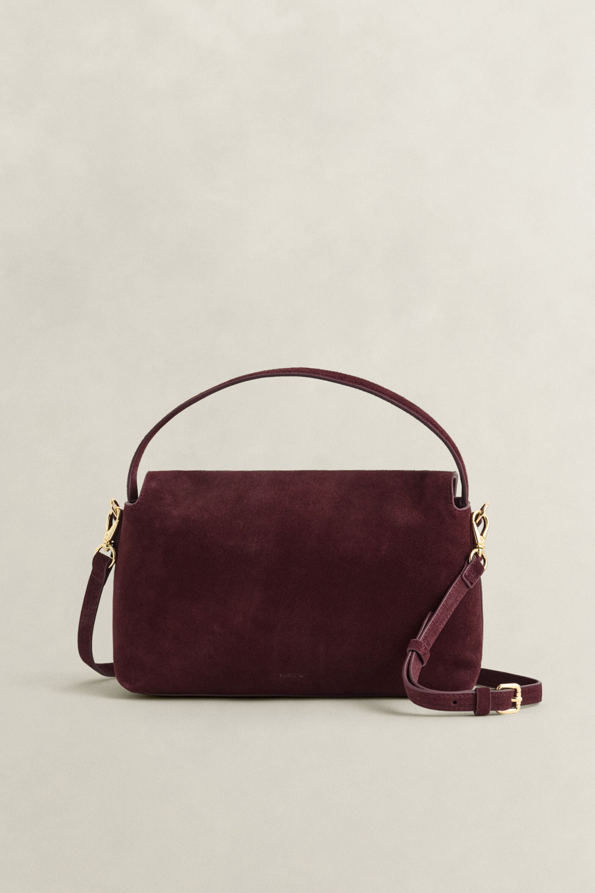 Bolso de hombro desestructurado de ante