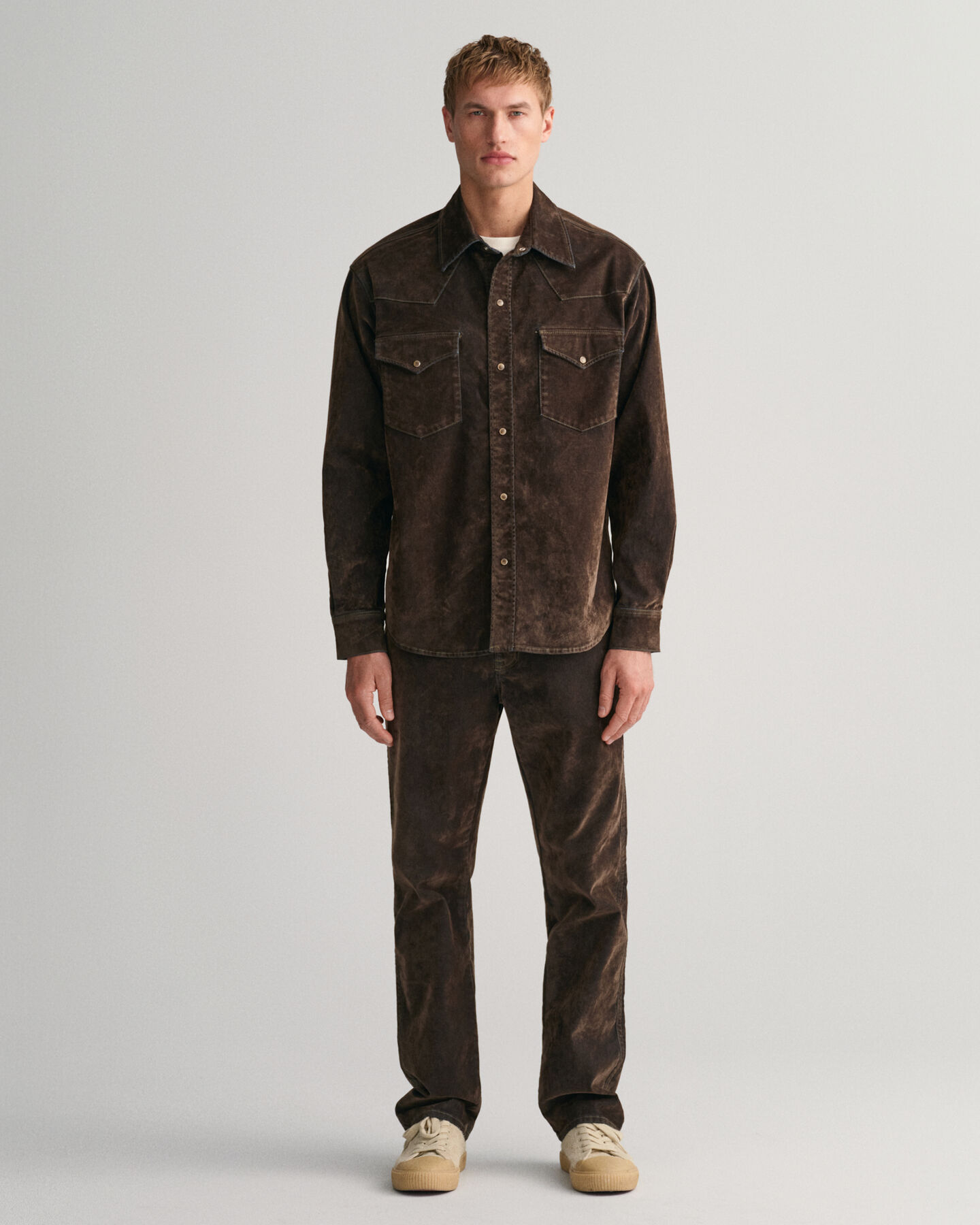 Vaqueros Relaxed Fit aterciopelados Flocked