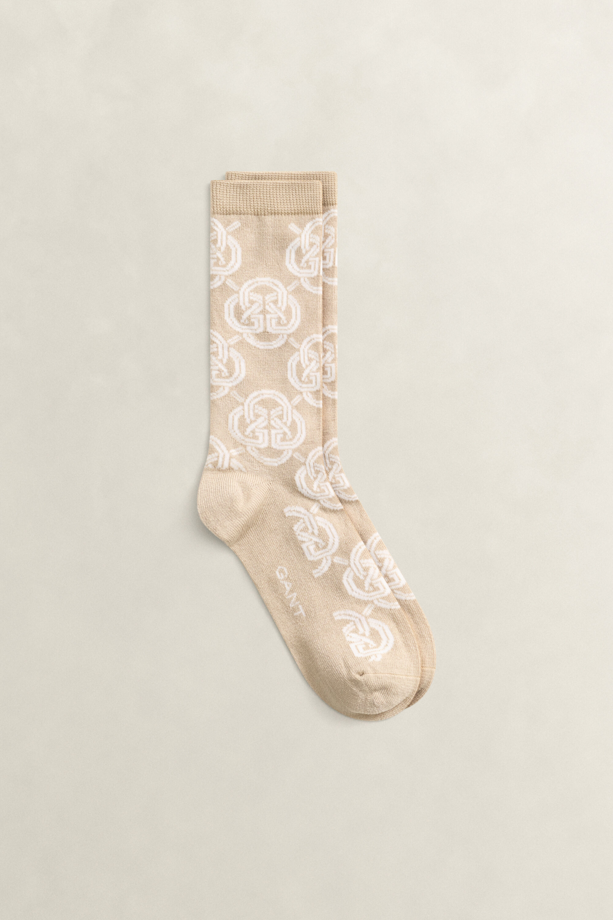 Calcetines con diseño de monograma