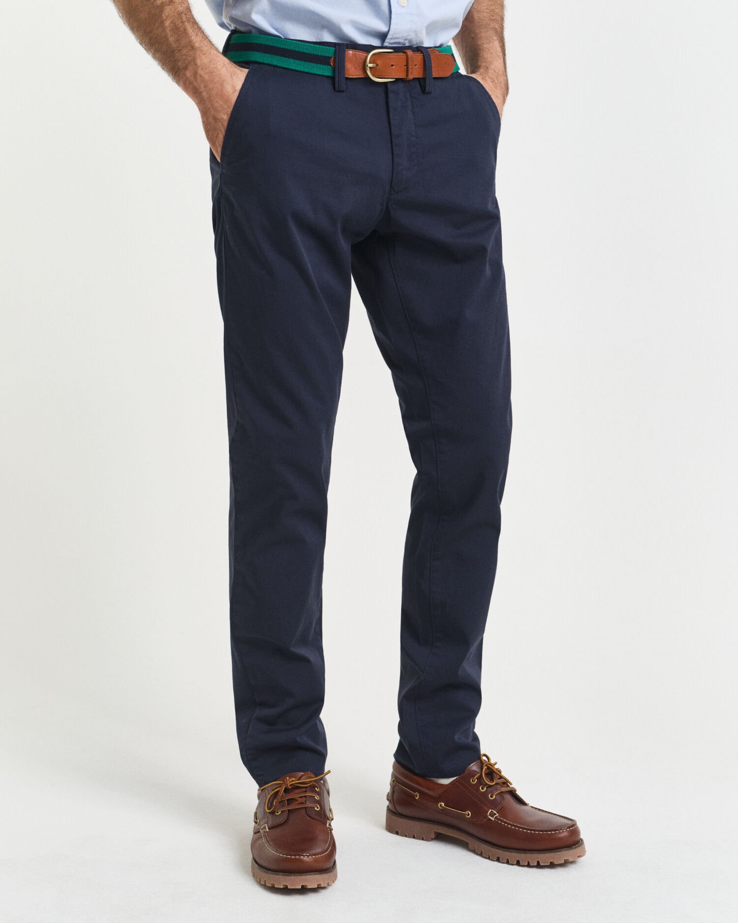 Pantalones chinos Slim Fit de sarga