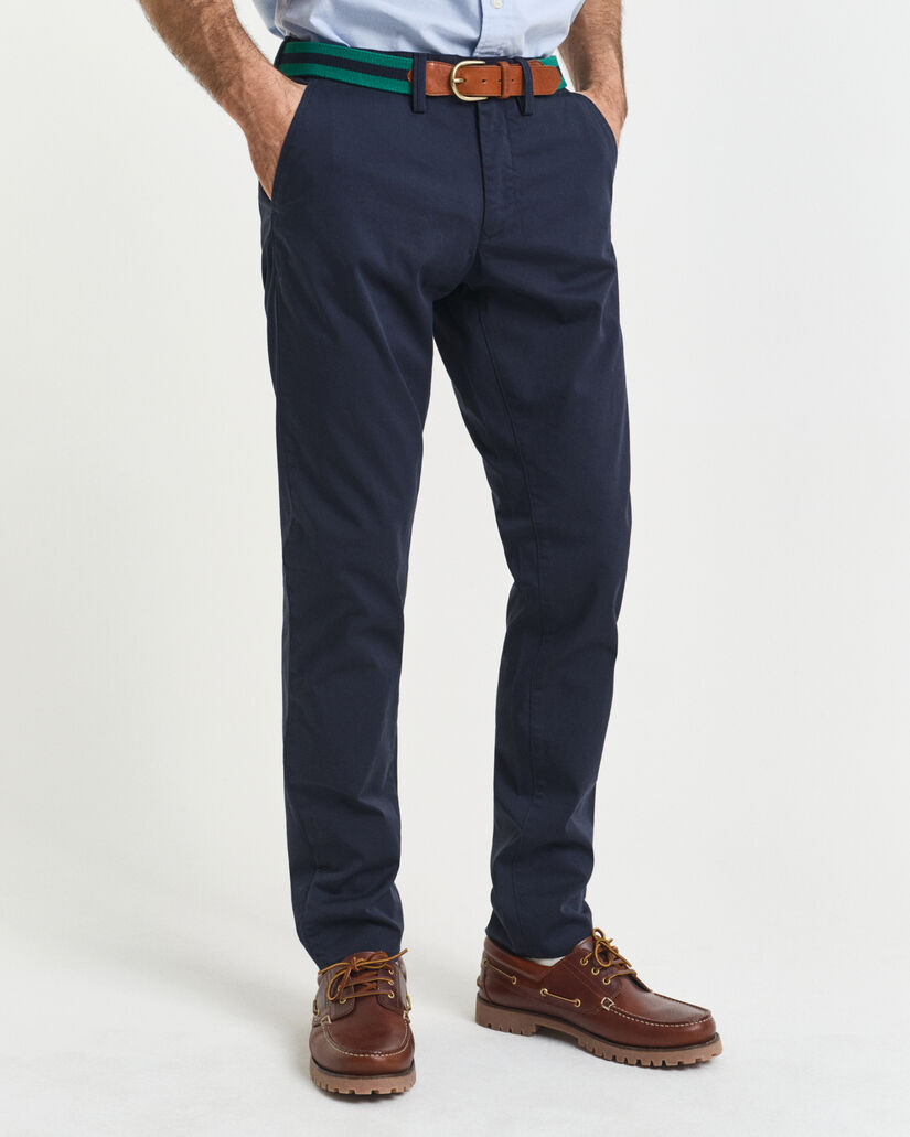 Pantalones chinos Slim Fit de sarga