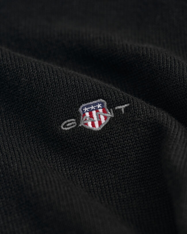 Cárdigan de algodón con cremallera Casual