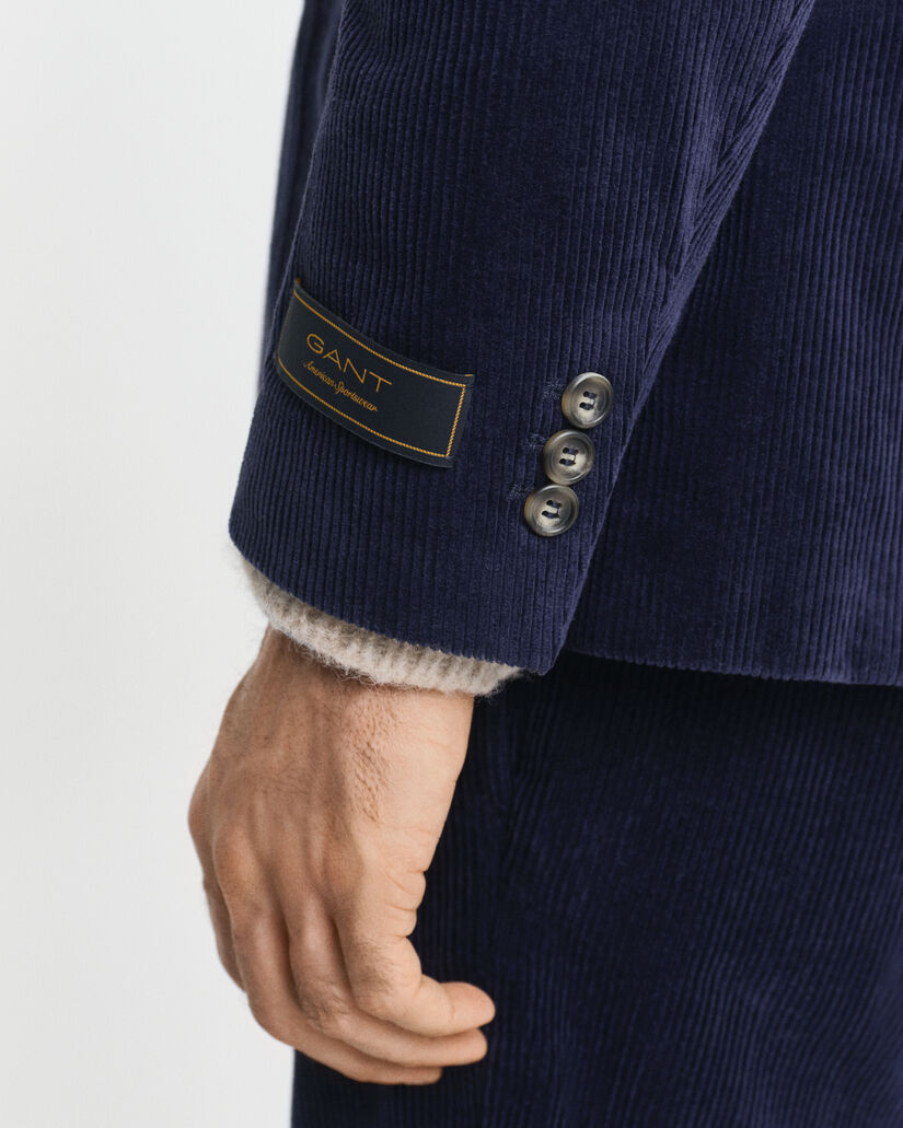 Americana Regular Fit de pana