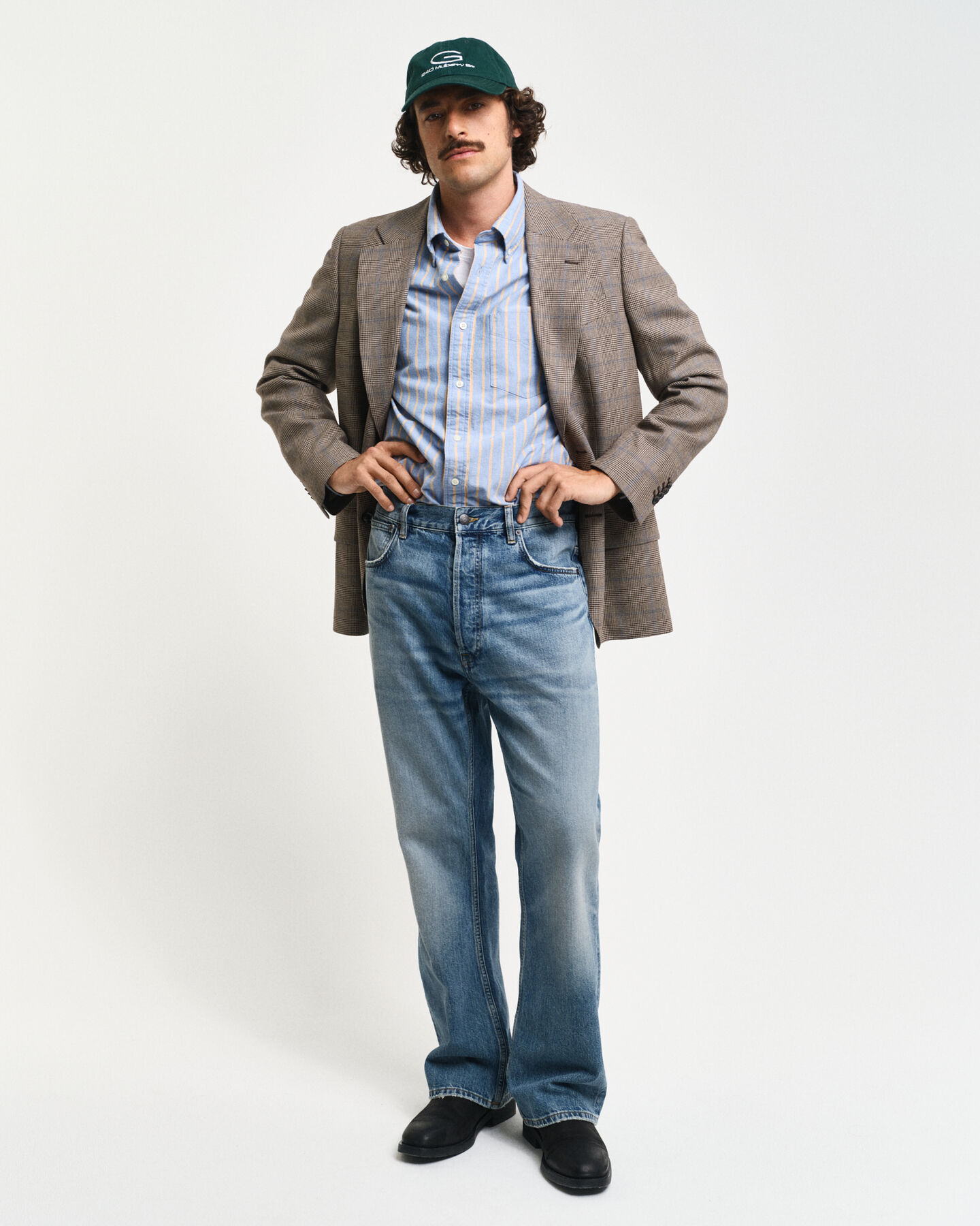 Americana Regular Fit Glen Check