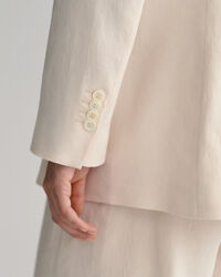 Americana Regular Fit de lino elástico